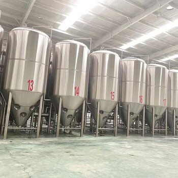 做啤酒要用哪些设备日产10吨的啤酒设备发酵罐大型啤酒设备厂家