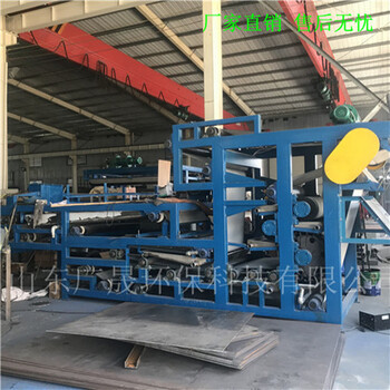 沙場(chǎng)洗沙污泥脫水機(jī)帶式壓濾機(jī)污泥脫水一體機(jī)山東廣晟環(huán)保