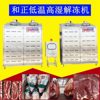 定制多种冻肉低温高湿解冻缓化设备冻转鲜设备不锈钢解冻库