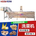 洗菜機(jī)商用全自動(dòng)氣泡清洗機(jī)高壓噴淋凈菜加工自動(dòng)化生產(chǎn)線