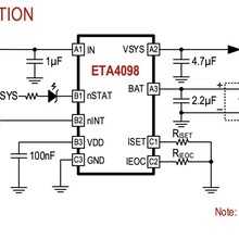 钰泰推出ETA4098电源IC，充电+路径管理+锂电保护三合一，1.751.75超小封装