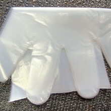 PE手套透明塑料薄膜材质麻点压花防滑左右手通用