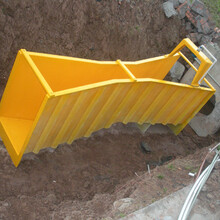 污水流量監測站輔助巴歇爾槽，明渠土建安裝準備圖片
