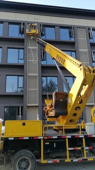 北京豐臺區(qū)出租21米直臂登高車空調(diào)安裝升降車外墻清洗車