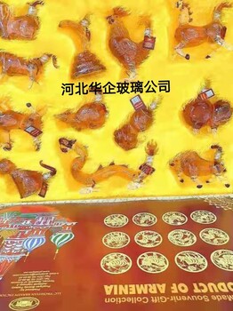 河間華企十二生肖造型酒瓶創(chuàng)意工藝透明高硼硅玻璃酒瓶100ml