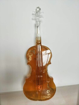 河間華企創(chuàng)意歐式風(fēng)格小提琴造型酒瓶透明密封盛酒醒酒器1000ml