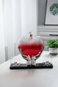 河間華企生產(chǎn)心型醒酒器高硼硅玻璃酒瓶手工藝酒瓶泡酒瓶