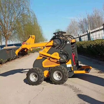小型電動滑移裝載機(jī)廠家養(yǎng)殖場農(nóng)用電動抓木機(jī)礦井鏟車
