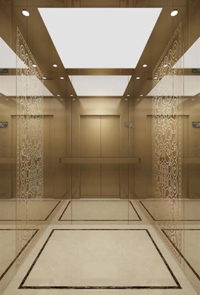 电梯内部装修图片天津轿厢设计天津电梯装饰有限公司