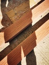 混凝土水泥仿木纹理铺板承重力强坚固