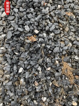 建筑灰色礫白石子工程鋪路碎石青灰色礫石
