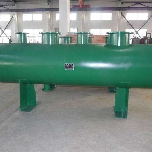 四川资阳市分集水器集分水器中央空调地暖管道水循环分流碳钢分气包
