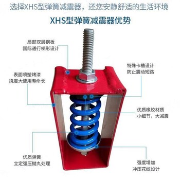 宁夏吴忠市吊装减震器阻尼弹簧减震器吊装吊式