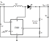 ETA1611锂电池升压5V输出2A或者5V升12V,用于手持大功率LED照明