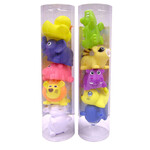 儿童搪胶玩具公仔盲盒玩具婴儿洗澡戏水玩具小黄鸭PVC玩具批发