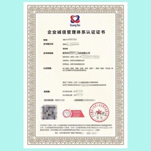 北京广汇联合认证办理GBT31590诚信管理体系认证证书