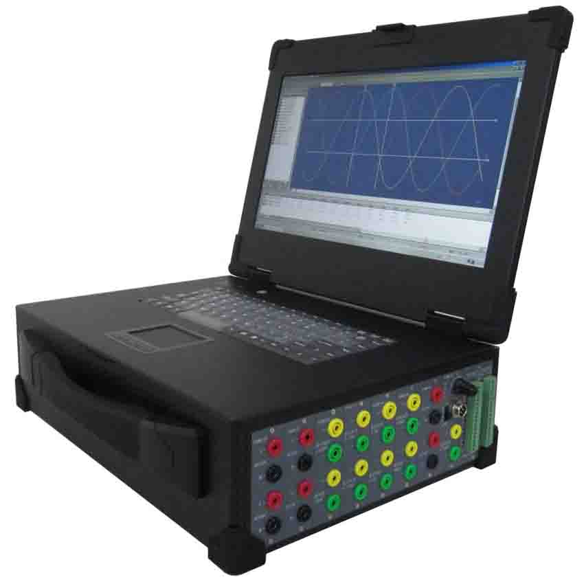 华能 发电机综合特性测试仪 24通道 便携式波形记录仪 使用