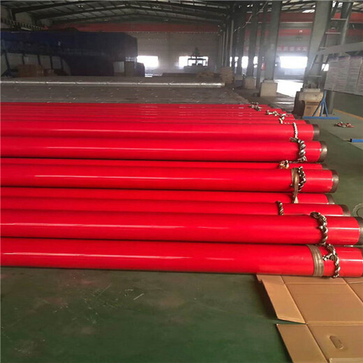 赤峰市给水立管涂塑钢管预制钢套钢直埋保温钢管实体厂家
