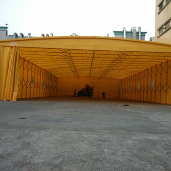 安徽昇旺厂家定做定做大型伸缩推拉雨棚,移动推拉蓬厂房仓库棚