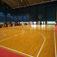 河北科维诺篮球木地板体育木地板枫桦木运动木地板厂家上门安装