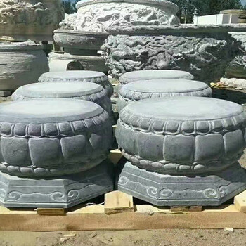 古建青石柱礎(chǔ)石柱頂石樣式大全