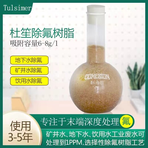 5ppm的氟用什么方式去除？除氟树脂工艺