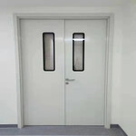 钢质净化门洁净室不锈钢车间门医院药厂钢制气密门密彩钢板门