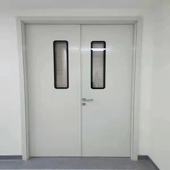 钢质净化门洁净室不锈钢车间门医院药厂钢制气密门密彩钢板门