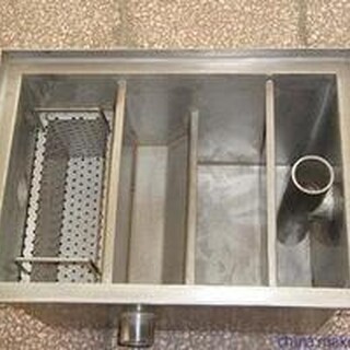 餐饮废水处理设备无动力不锈钢隔油池图片1