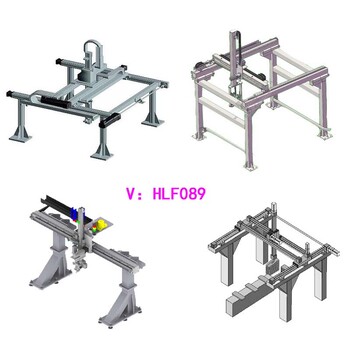 重负载型直角坐标机器人地轨搬运智能龙门桁架机械手臂滑台模组