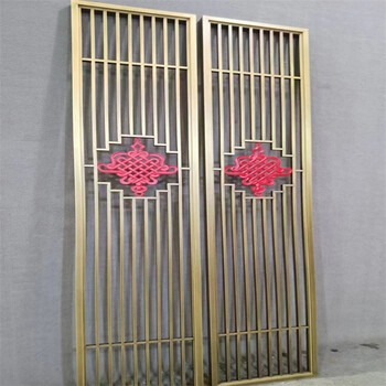 不銹鋼鈦金光澤裝飾隔斷這是屏風(fēng)該有的樣子播報文章