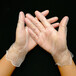 PVC一次性防护手套美容保洁家庭清洁卫生烘焙无粉光面手套