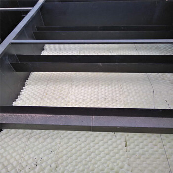蜂窝型六角斜管白色聚丙烯全新材料斜板生产厂家净水填料
