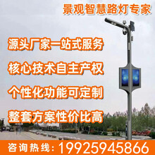 联球5G信息屏管理系统城市道路灯市政工程智慧街灯多功能智能灯杆