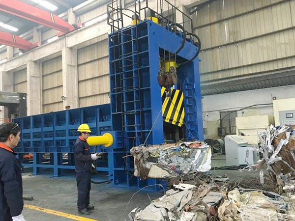 辽宁沈阳钢材废料剪切机生产现场 2022发布
