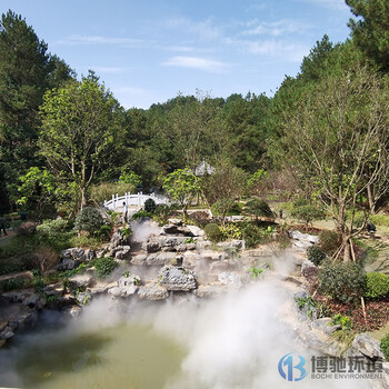 景观喷雾造景_水雾造景系统装置-贵州四川博驰环境