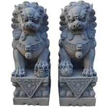 汉白玉石雕石狮子公司酒店门口摆件石狮子雕刻厂家