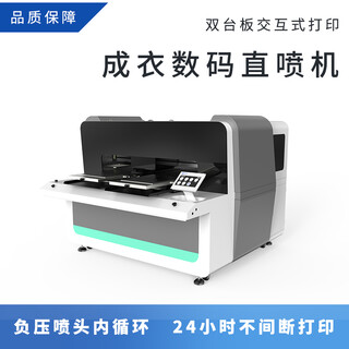明良康x7工业T恤印花机双台板交互式打印图片3