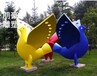 玻璃鋼鴿子雕塑園林裝飾異形鴿子雕塑廠家