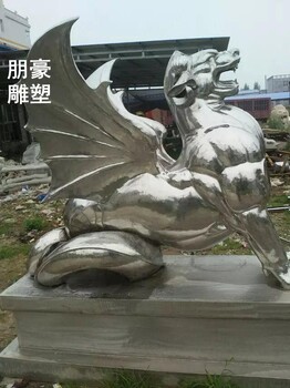 麒麟擺件雕塑-公園小品-幾何麒麟雕塑廠家