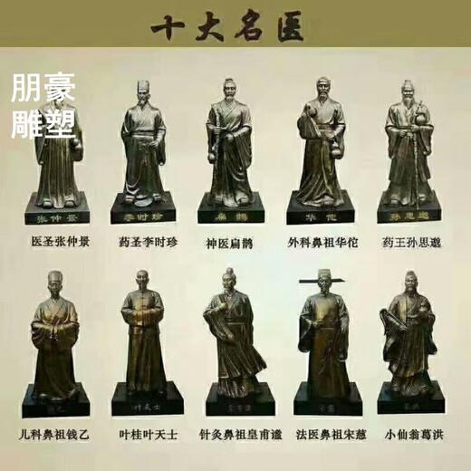 鑄鋼古代人物雕塑廠-提供歷史人物雕塑-各類銅雕人物