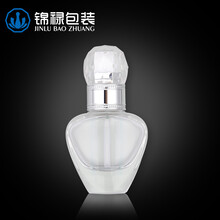 化妆品玻璃瓶包装锦禄30ml心形粉底玻璃瓶可印刷透明玻璃瓶精华喷雾瓶香水瓶