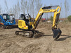 农用微型挖掘机价格挖沟破碎30小挖二手挖掘机配件属具