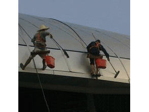 广州高空作业公司，增城区外墙清洗服务，提供高空蜘蛛人
