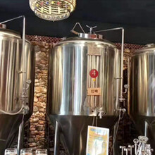 酒店饭店精酿啤酒设备日产量1000的啤酒设备