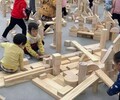 山東幼兒園積木玩具廠家/兒童木制積木玩具批發/大型戶外碳化積木