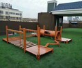 菏澤幼兒園戶外游樂設施廠家/兒童木制攀爬架/幼兒園安吉游戲