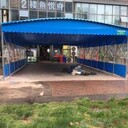 西安雨棚廠家活動倉庫帳篷戶外遮陽棚活動雨棚推拉雨棚移動推拉篷