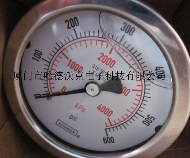 好用的耐震压力表25-510-600美国原装NOSHOK真空压力表