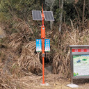 太陽(yáng)能防火語音宣傳桿，展覽館語音警示器，森林防火攝像頭宣傳桿